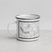 Left View Custom Macon Georgia Map Enamel Mug in Classic
