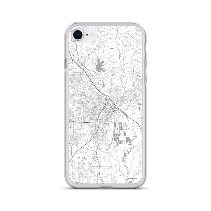 Custom Macon Georgia Map iPhone SE Phone Case in Classic
