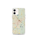 Custom Macon Georgia Map iPhone 12 mini Phone Case in Woodblock