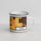 Right View Custom Madera California Map Enamel Mug in Ember