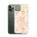 Custom Madera California Map Phone Case in Watercolor