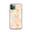 Custom iPhone 11 Pro Madera California Map Phone Case in Watercolor