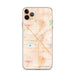 Custom iPhone 11 Pro Max Madera California Map Phone Case in Watercolor