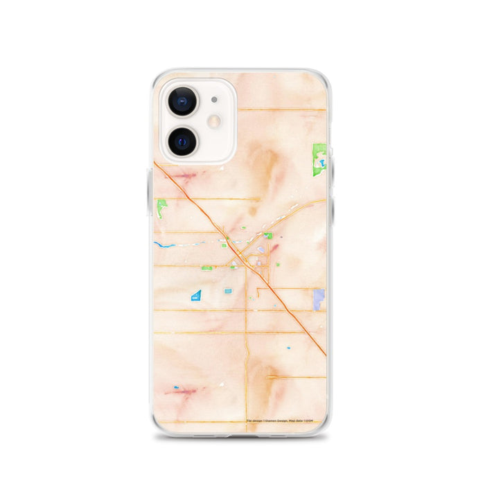 Custom iPhone 12 Madera California Map Phone Case in Watercolor