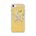 Custom iPhone SE Madera California Map Phone Case in Woodblock