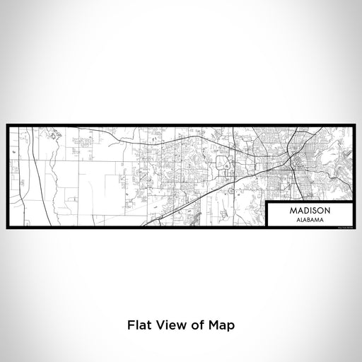 Flat View of Map Custom Madison Alabama Map Enamel Mug in Classic
