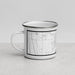Left View Custom Madison Alabama Map Enamel Mug in Classic