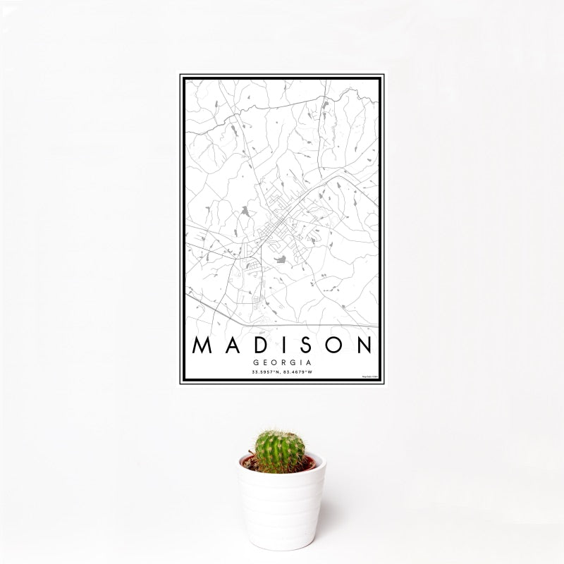 Madison Map Print in Classic — JACE Maps