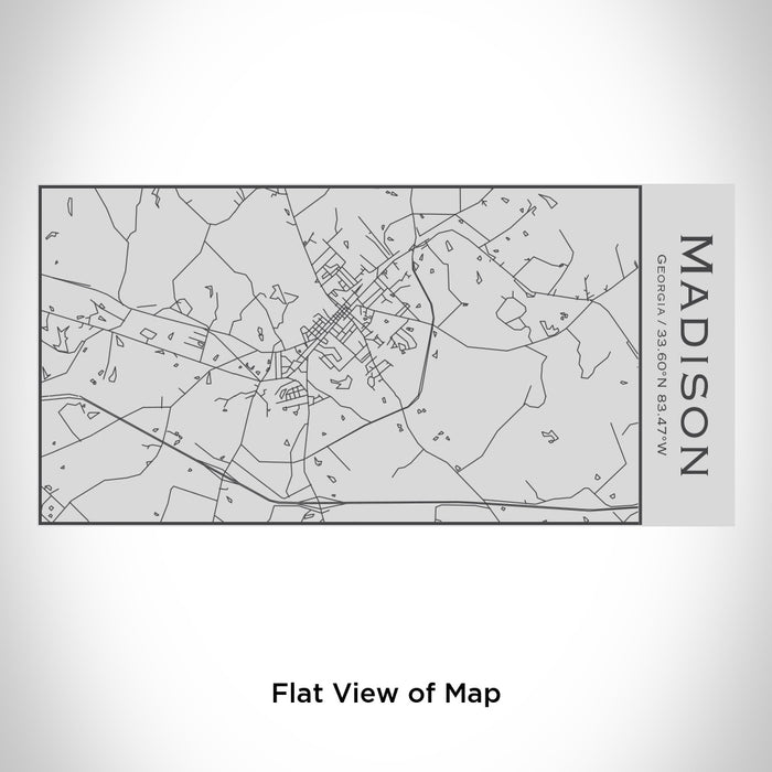 Madison - Georgia Engraved Map Insulated Bottle — JACE Maps