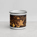 Front View Custom Madison Georgia Map Enamel Mug in Ember