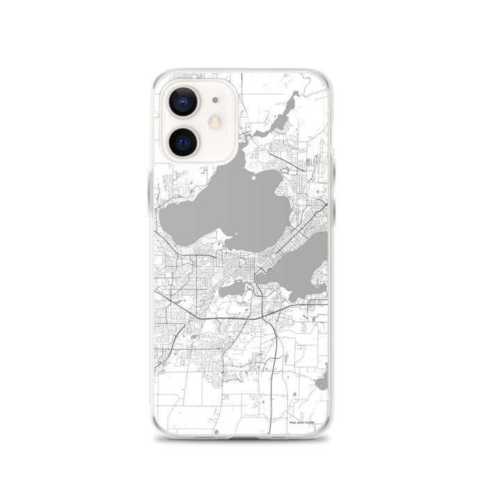 Custom Madison Wisconsin Map iPhone 12 Phone Case in Classic