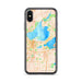 Custom Madison Wisconsin Map Phone Case in Watercolor