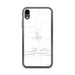 Custom iPhone XR Magazine Arkansas Map Phone Case in Classic