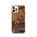 Custom iPhone 12 Pro Magazine Arkansas Map Phone Case in Ember