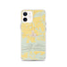 Custom iPhone 12 Magazine Arkansas Map Phone Case in Woodblock