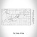 Rendered View of Magnolia Springs Alabama Map Engraving on 17oz Stainless Steel Insulated Cola Bottle in White