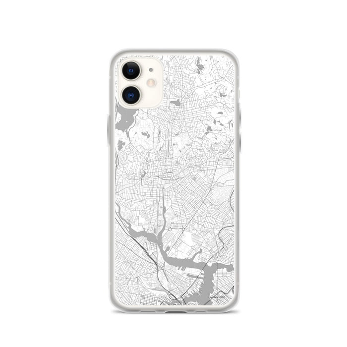 Custom Malden Massachusetts Map Phone Case in Classic