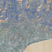 Malibu California Map Print in Afternoon Style Zoomed In Close Up Showing Details