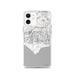 Custom iPhone 12 Malibu California Map Phone Case in Classic