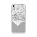 Custom iPhone SE Malibu California Map Phone Case in Classic