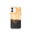 Custom iPhone 12 mini Malibu California Map Phone Case in Ember