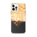 Custom iPhone 12 Pro Max Malibu California Map Phone Case in Ember