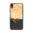 Custom iPhone XR Malibu California Map Phone Case in Ember