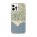 Custom iPhone 12 Pro Max Malibu California Map Phone Case in Woodblock
