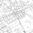 Malvern Pennsylvania Map Print in Classic Style Zoomed In Close Up Showing Details