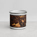 Front View Custom Malvern Pennsylvania Map Enamel Mug in Ember
