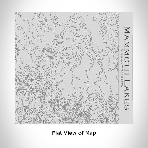 Rendered View of Mammoth Lakes California Map Engraving on 17oz Stainless Steel Insulated Tumbler