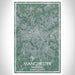 Manchester England Map Print Portrait Orientation in Afternoon Style With Shaded Background