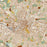 Manchester England Map Print in Woodblock Style Zoomed In Close Up Showing Details