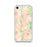 Custom Manchester New Hampshire Map iPhone SE Phone Case in Watercolor