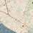 Mandeville Louisiana Map Print in Woodblock Style Zoomed In Close Up Showing Details