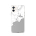 Custom iPhone 12 Manistique Michigan Map Phone Case in Classic