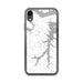 Custom Mannford Oklahoma Map Phone Case in Classic