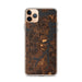 Custom Mannford Oklahoma Map Phone Case in Ember