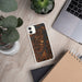 Custom Mannford Oklahoma Map Phone Case in Ember