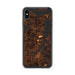 Custom Mannford Oklahoma Map Phone Case in Ember