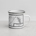 Right View Custom Mansfield Ohio Map Enamel Mug in Classic