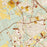 Mansfield Texas Map Print in Woodblock Style Zoomed In Close Up Showing Details