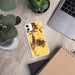 Custom Manteca California Map Phone Case in Ember