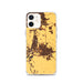 Custom Manteca California Map iPhone 12 Phone Case in Ember