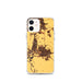 Custom Manteca California Map iPhone 12 mini Phone Case in Ember