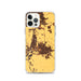 Custom Manteca California Map iPhone 12 Pro Phone Case in Ember