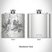 Rendered View of Manteca California Map Engraving on undefined