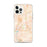 Custom Manteca California Map iPhone 12 Pro Max Phone Case in Watercolor