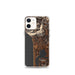 Custom Manzanita Oregon Map iPhone 12 mini Phone Case in Ember