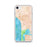 Custom Manzanita Oregon Map iPhone SE Phone Case in Watercolor